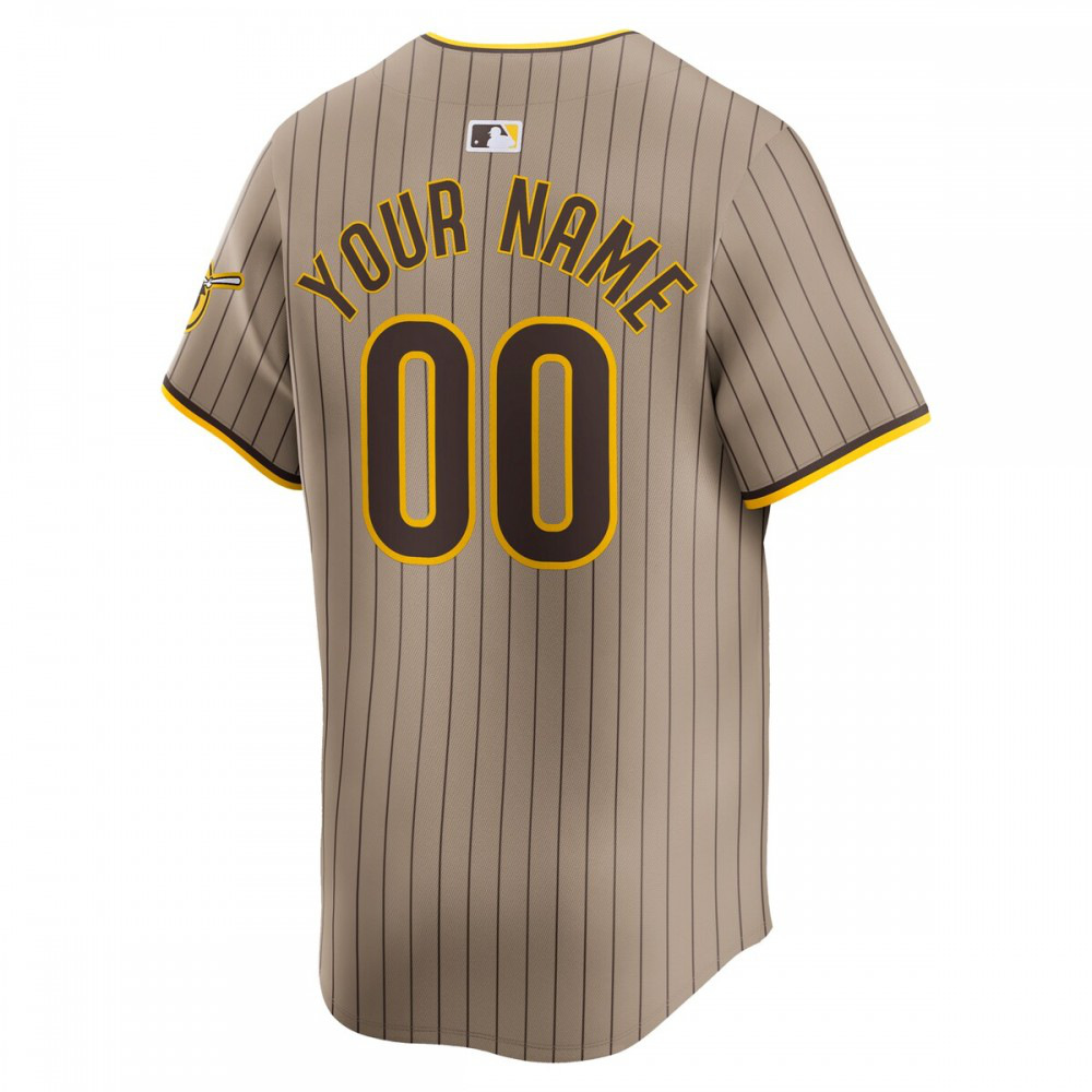 San Diego Padres Alternate Limited Custom Jersey – Khaki-Pro Kit Vault | Brand New 26/27 Sports Jerseys